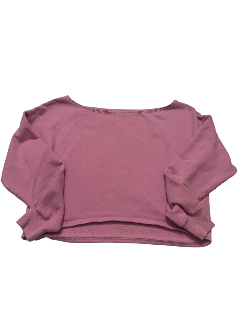 Hollister Dusty Mauve Cropped Sweatshirt